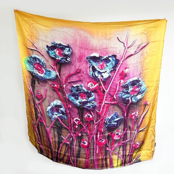 100% Silk Scarf - Picture 4 of 4